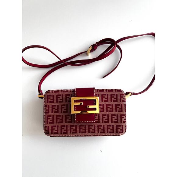 Fendi Vintage zucchino red box crossbody bag - Picture 8 of 8
